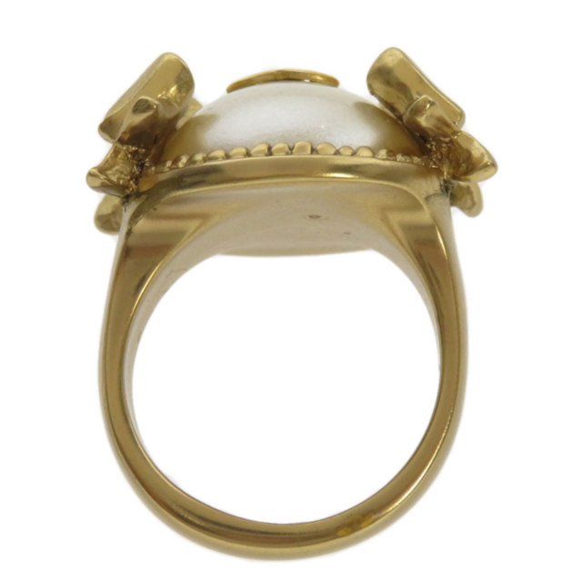 CHANEL シャネル ココマーク リボンモチーフ リング・指輪 金属製  