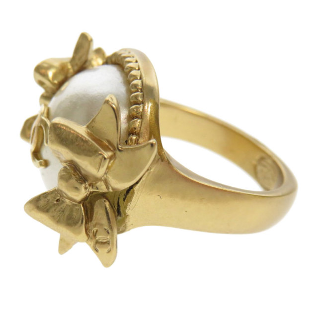 CHANEL シャネル ココマーク リボンモチーフ リング・指輪 金属製  