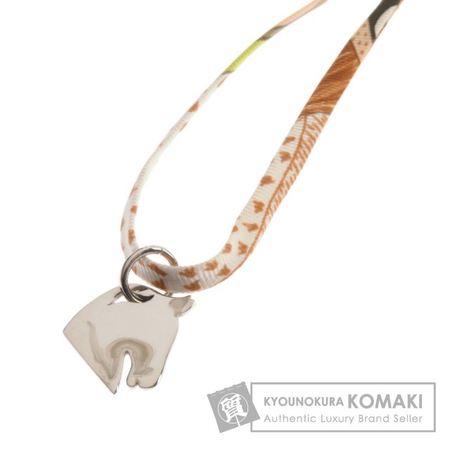 HERMESエルメスチョーカートゥールビヨンホースモチーフネックレス  