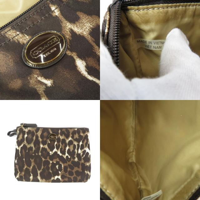 ★希少デザイン★ coach ヒョウ柄　トートバッグ　ショルダーバッグ　ナイロン ☆希少デザイン☆ coach ヒョウ柄 トートバッグ ショルダー