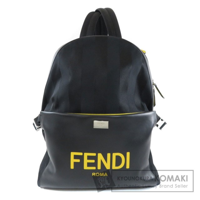 FENDI フェンディ ペカン ストライプ リュック・デイパック キャンバス 