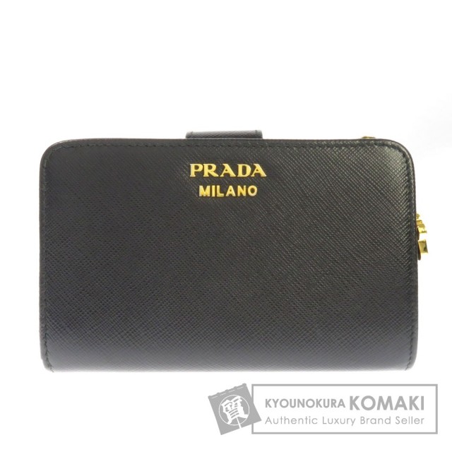 PRADA プラダ 1ML225 サフィアーノ ロボットモチーフ 二つ折り財布 
