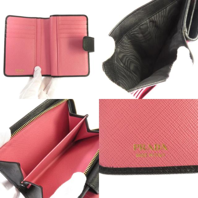 プラダ 財布 PRADA 折財布 1ML225 VITELLO MOVE/型押しレザー PEONIA  