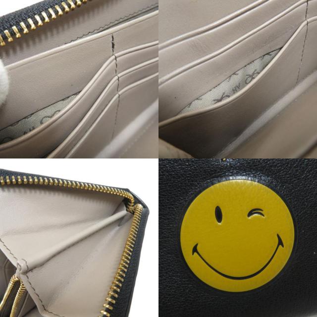 アニヤハインドマーチ財布 スマイル にこちゃん やかましく ニコ 