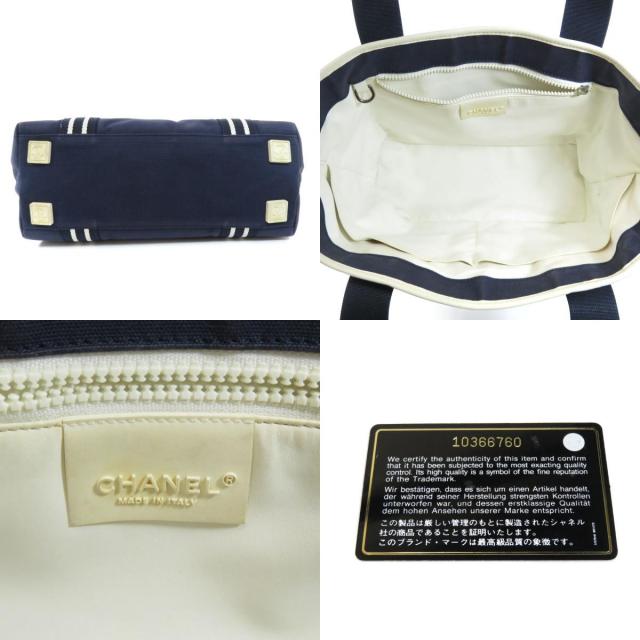 CHANEL シャネル テニスモチーフ トートバッグ キャンバス