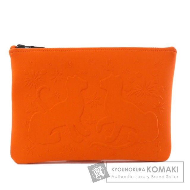 HERMES エルメス ネオバンMM レオパードモチーフ アクセサリーポーチ 