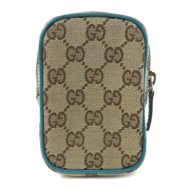 GUCCIグッチ115249GGシガレットケースキャンバスレディース