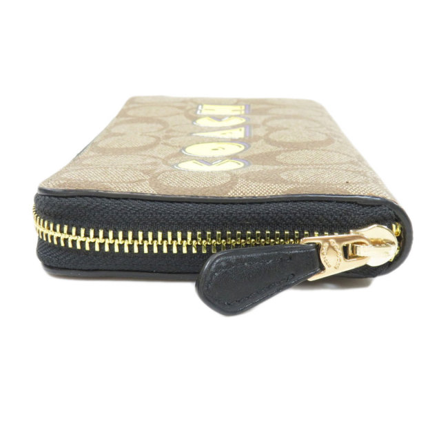 COACH コーチ F75614 ラウンドファスナー パックマン シグネチャー 長 