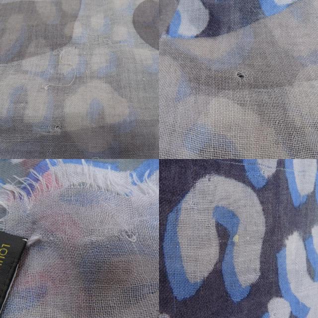 LOUIS VUITTON ルイヴィトン M75399 レオパード柄 ストール カシミヤ  