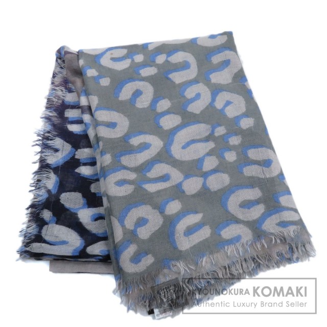 LOUIS VUITTON ルイヴィトン M75399 レオパード柄 ストール カシミヤ  