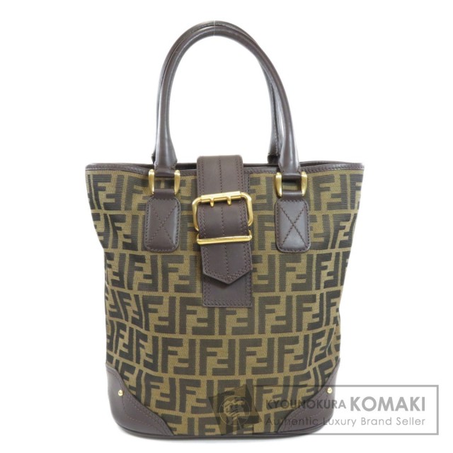 FENDI フェンディ 8BH091 ズッカ柄 バケツトート ハンドバッグ 
