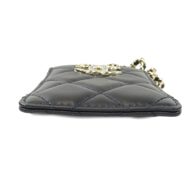 CHANEL シャネル ココマーク ネックホルダー カードケース ラムスキン  