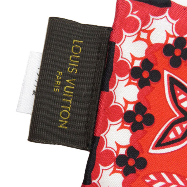 LOUIS VUITTON ルイヴィトン M78659 ロゴモチーフ スカーフ シルク  