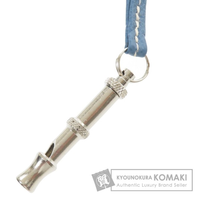 HERMESエルメスホイッスルシフレ犬笛ネックレスレザーレディース 