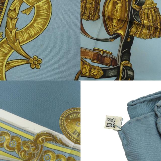 HERMES エルメス カレ90 BRIDE de COUR 法廷の勒 スカーフ シルク 