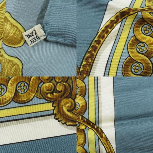 HERMES エルメス カレ90 BRIDE de COUR 法廷の勒 スカーフ シルク 