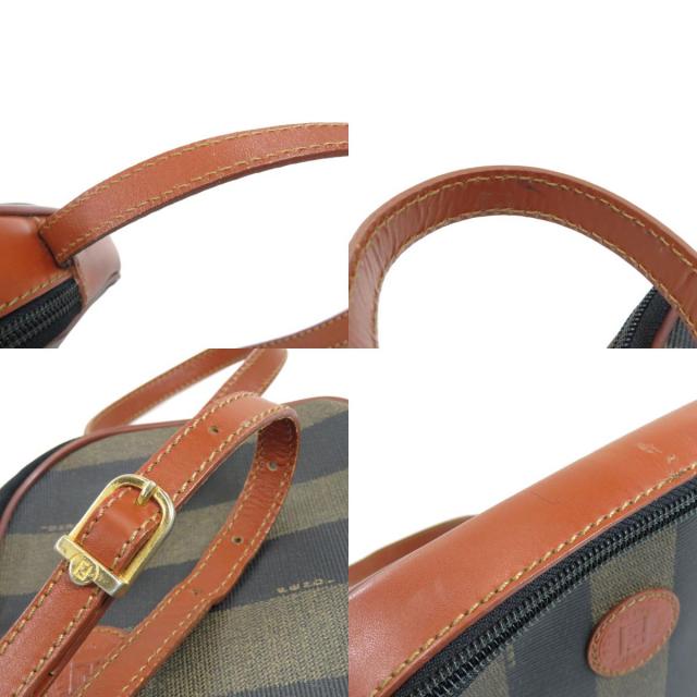 FENDI フェンディ ペカン柄 ショルダーバッグ PVC レディース
