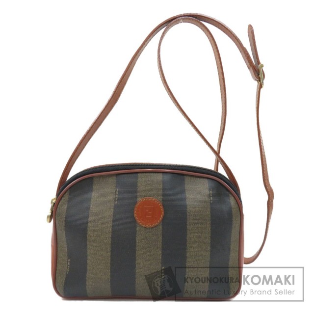 FENDI フェンディ ペカン柄 ショルダーバッグ PVC レディース