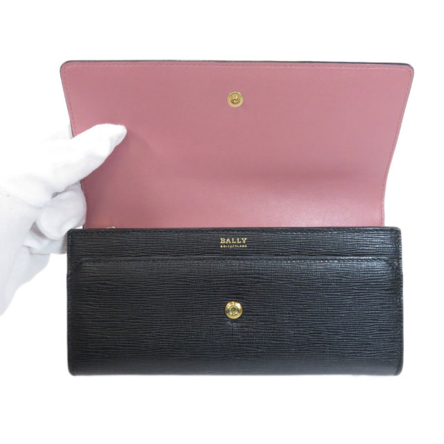 BALLY バリー ロゴ 長財布（小銭入れあり） レザー レディース