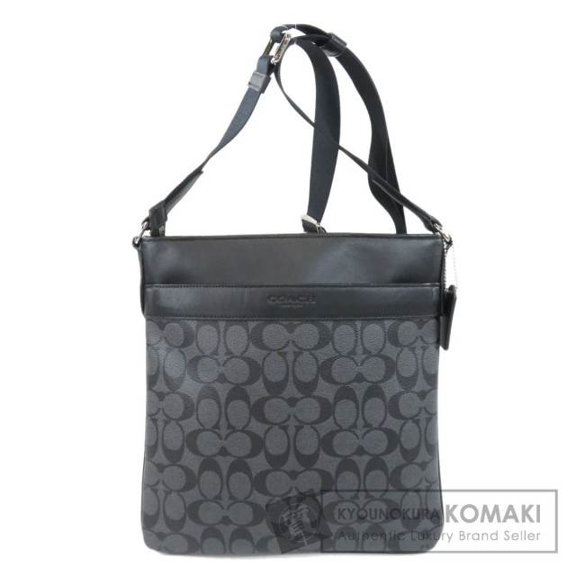 COACH コーチ F71877 シグネチャー ショルダーバッグ PVC レディース 