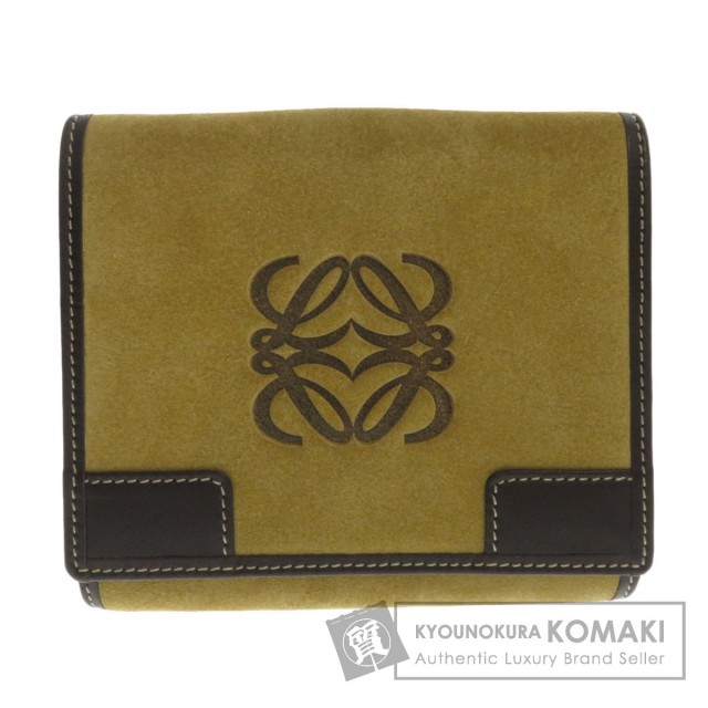 LOEWE財布スウェード