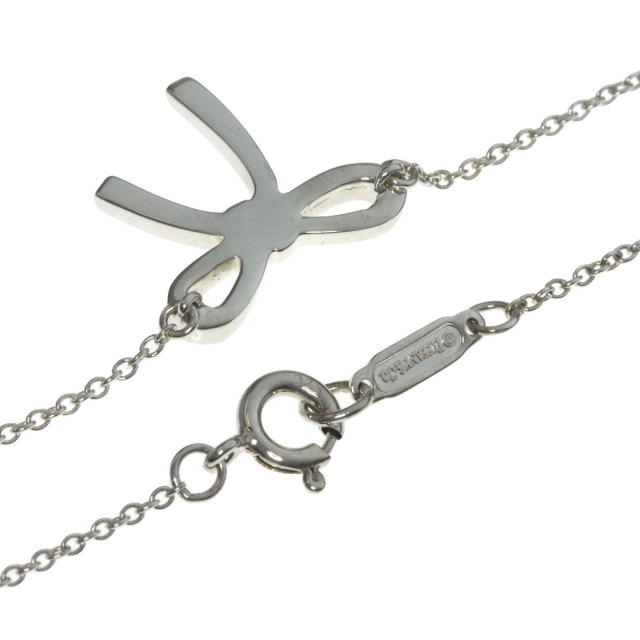 TIFFANY&Co. ティファニー ボウリボン ネックレス シルバー レディース  
