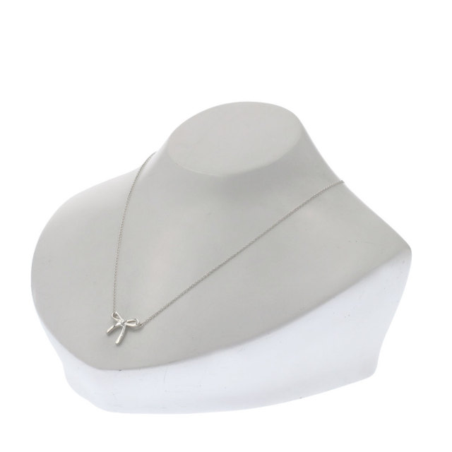 TIFFANY&Co. ティファニー ボウリボン ネックレス シルバー レディース  