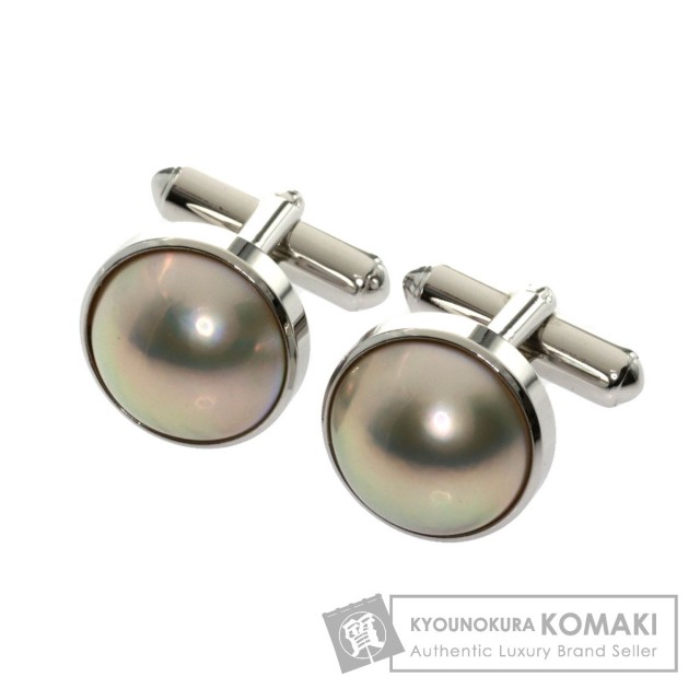 TASAKI タサキ マベパール 真珠 カフス シルバー メンズ