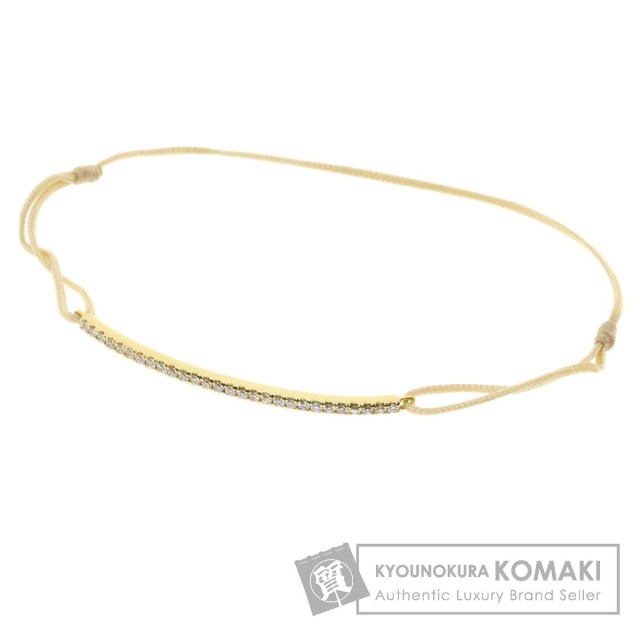 AHKAH アーカー ティナ ダイヤモンド コード ベージュ ブレスレット  