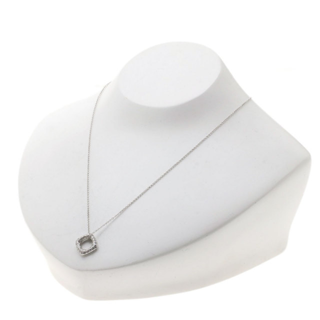 TIFFANY&Co. ティファニー スクエアサークル ダイヤモンド ネックレス  