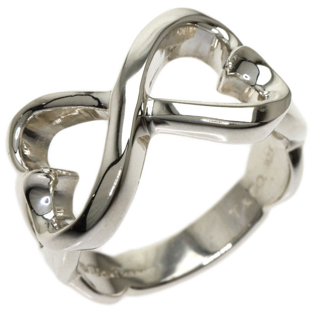 TIFFANY&Co.ティファニー　12号 ダブルラビングハートリング　指輪　銀 TIFFANY&Co. ティファニー ダブル ラビングハート 12.5号 リング