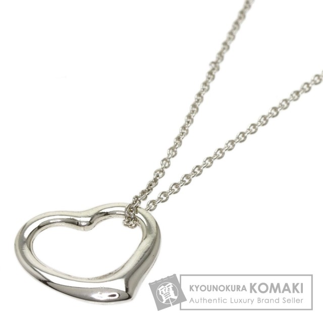 Tiffany & Co. オープンハートネックレス　シルバー エルサ・ペレッティ™ オープン ハート ペンダント シルバー