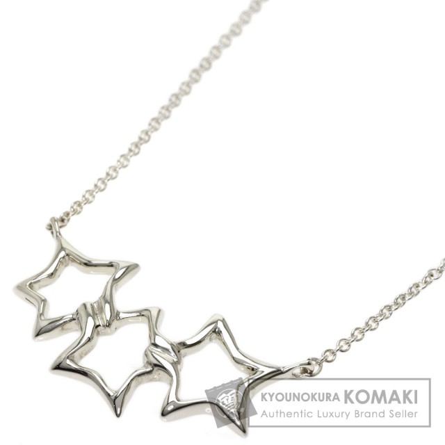 TIFFANY&Co. ティファニー トリプルスター ネックレス シルバー レディース