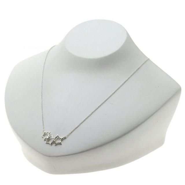 TIFFANY&Co. ティファニー トリプルスター ネックレス シルバー レディース