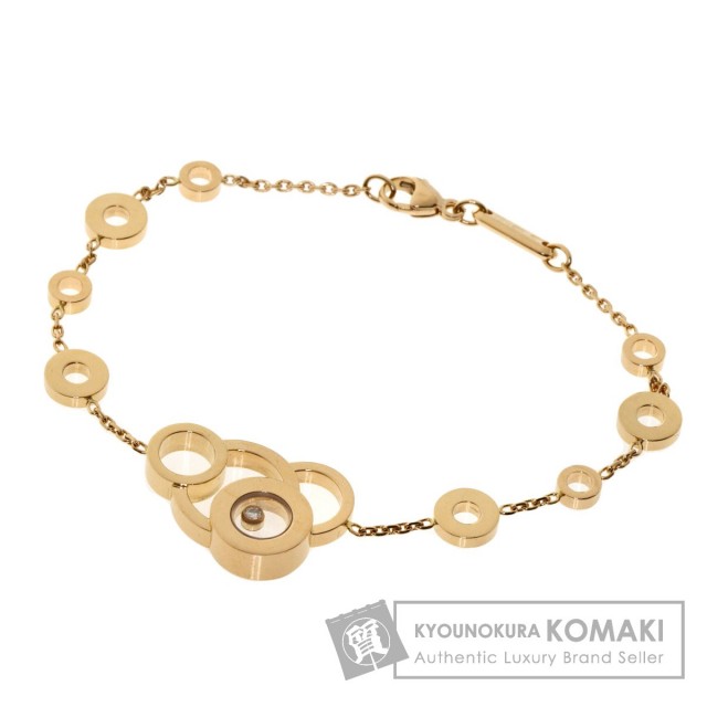 Chopardショパン K18YG パールブレスレット