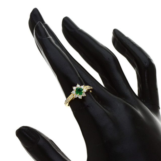 TIFFANY&Co. ティファニー フローラ コンティニュアスロウ エメラルド  