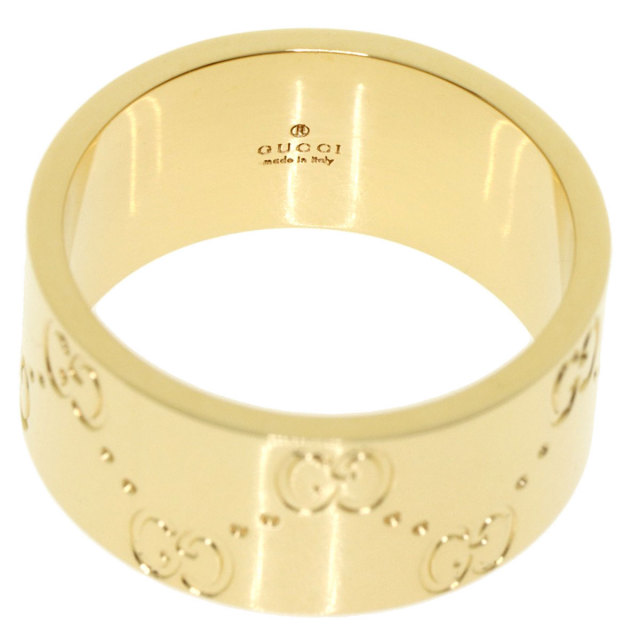 GUCCI グッチ アイコン ワイド #16 リング・指輪 K18イエローゴールド 