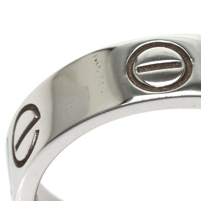 CARTIER カルティエ ラブリング LOVE ロゴ リング・指輪 K18ホワイト 