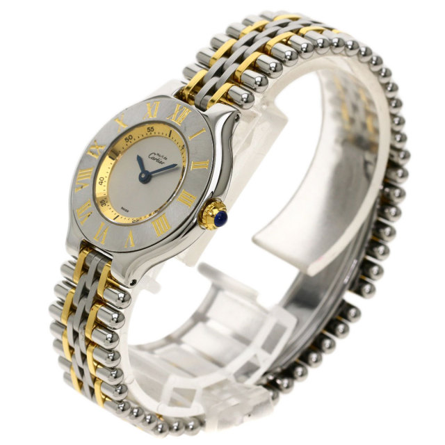 CARTIER カルティエ マスト21 腕時計 ステンレススチール/コンビ  