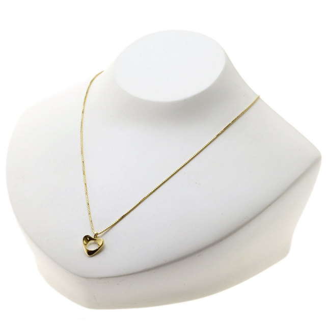 Georg Jensen ジョージジェンセン ハートモチーフ ネックレス K18 