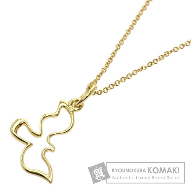TIFFANY&Co. ティファニー バードモチーフ ネックレス K18イエロー 