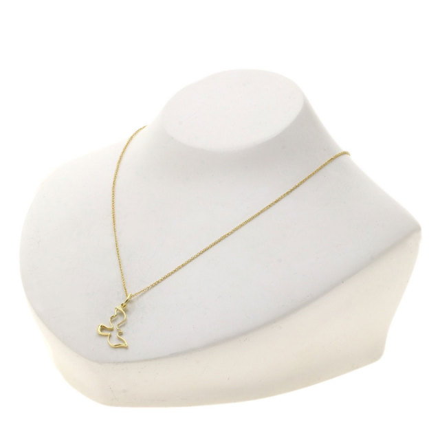 TIFFANY&Co. ティファニー バードモチーフ ネックレス K18イエロー  