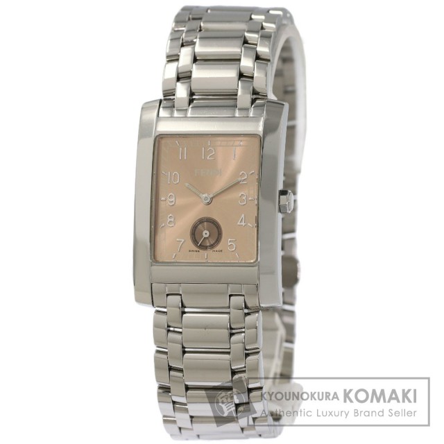 487 FENDI フェンディ メンズ腕時計 スクエア デイト付き 6000G（FENDI  