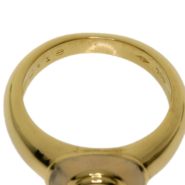 Korloff K18YG ダイヤモンドリング プライベートネーム入11号