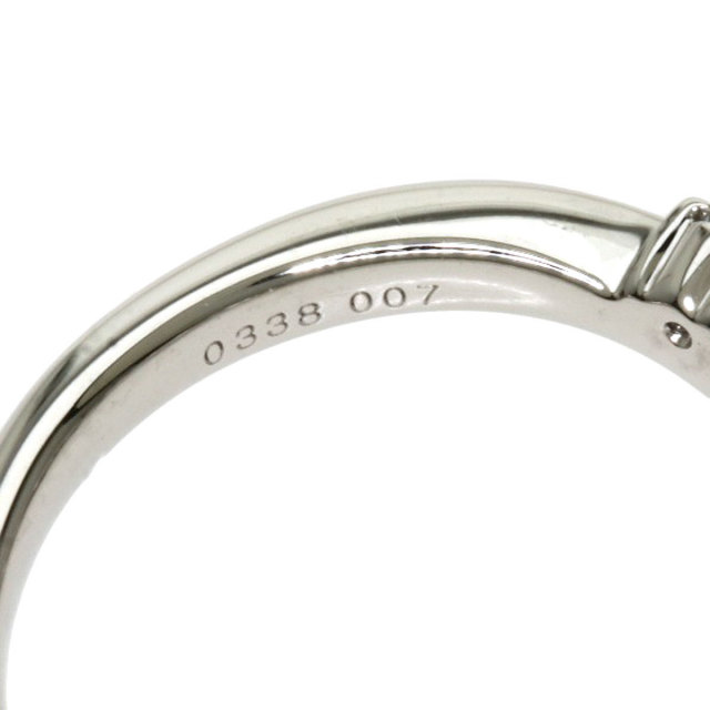 【新品仕上げ済】スタージュエリー プラチナダイヤモンドリング STAR JEWELRY スタージュエリー ダイヤモンド ハートモチーフ