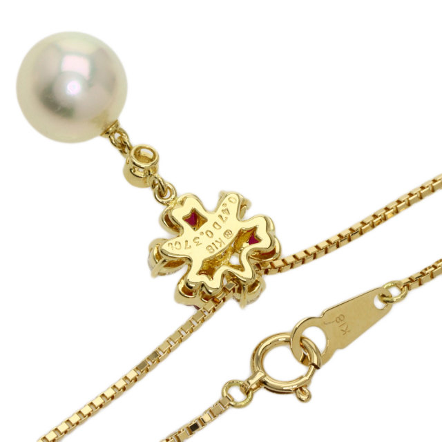 MIKIMOTO ミキモト アコヤパール 真珠 ルビー ダイヤモンド  