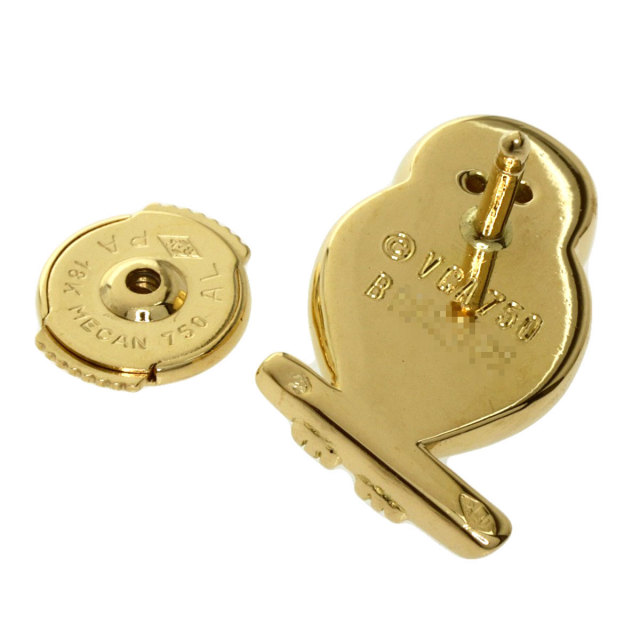 K18WGダイヤモンド ピンブローチ ピストルモチーフ 突っ込める 