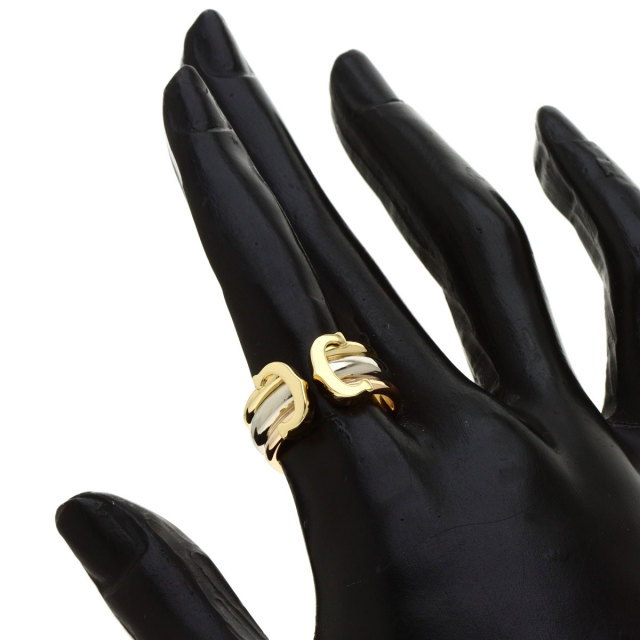 CARTIER カルティエ 2Cリング LM ドゥーブルC #51 リング・指輪 K18 