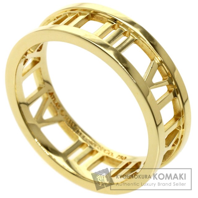 TIFFANY&Co. ティファニー アトラス オープン リング・指輪 K18  