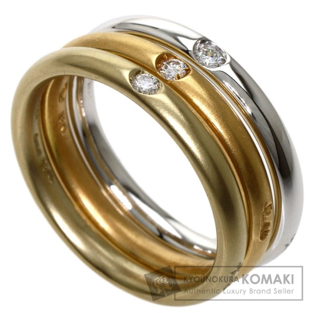 Pomellato ポメラート ルッチョレダイヤモンド 3本セット リング